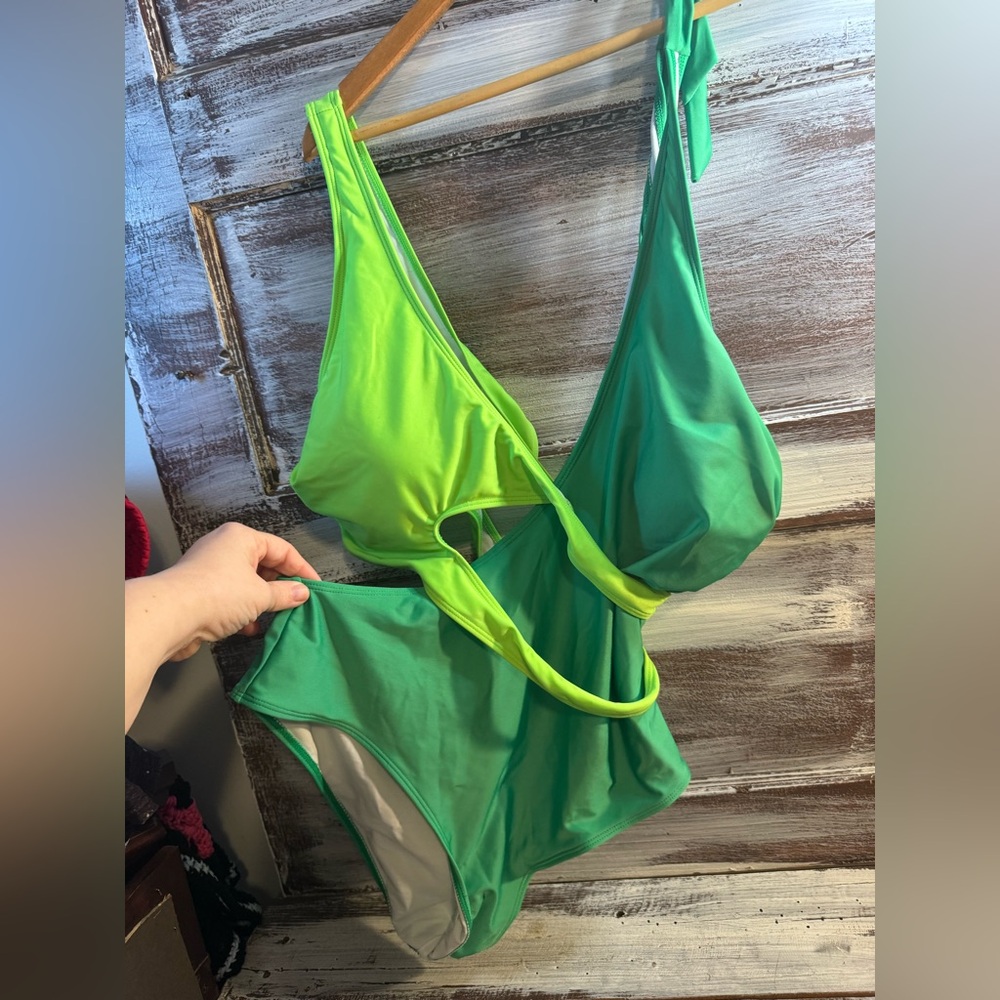 SALE 2/$10
Green Women's One Piece Swimsuit